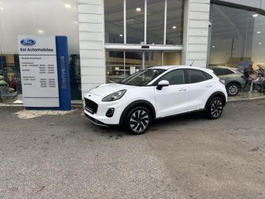 Voir le détail de l'offre de cette FORD Puma 1.0 EcoBoost 125ch S&S mHEV Titanium Powershift de 2023 en vente à partir de 249.98 €  / mois