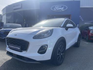 Voir le détail de l'offre de cette FORD Puma 1.0 Flexifuel 125ch S&S mHEV Titanium de 2022 en vente à partir de 204.2 € / mois