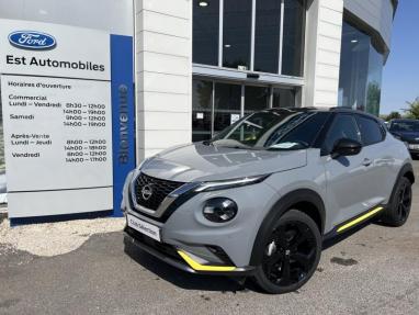 Voir le détail de l'offre de cette NISSAN Juke 1.0 DIG-T 114ch Kiiro DCT de 2022 en vente à partir de 288.24 €  / mois