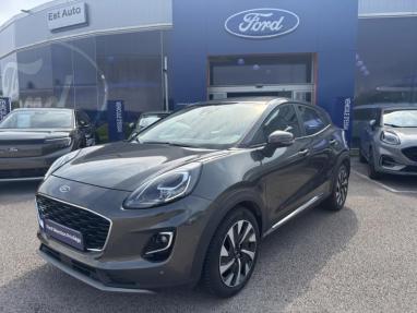 Voir le détail de l'offre de cette FORD Puma 1.0 Flexifuel 125ch S&S mHEV Titanium de 2024 en vente à partir de 219.63 € / mois