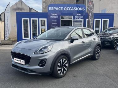 Voir le détail de l'offre de cette FORD Puma 1.0 Flexifuel 125ch S&S mHEV Titanium de 2024 en vente à partir de 216.46 € / mois